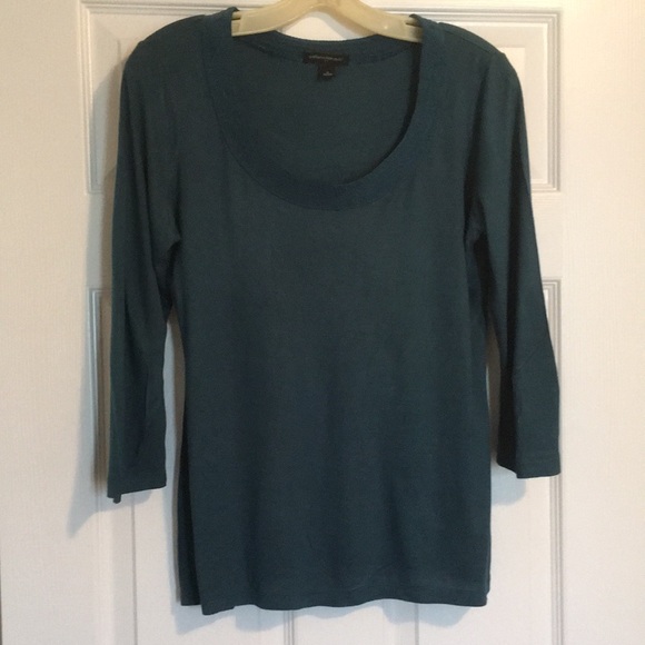 BANANA REPUBLIC DARK TEAL GREEN - M - Picture 1 of 3